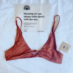 Toast swim signature knot top Medium